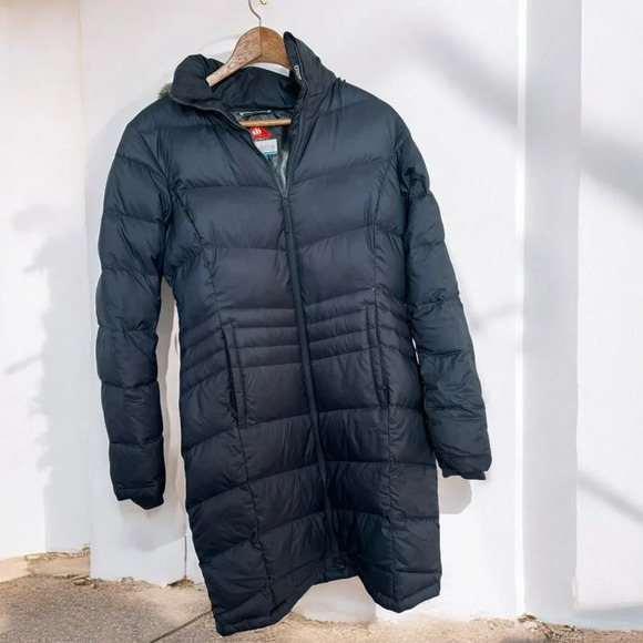 Women's Columbia 650 down Black Puffer Jacket S - Picture 1 of 7